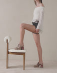 The Sierra | Mauve Tapestry Platform Clog