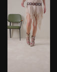 The Karina | Mauve Floral Tapestry Statement Bootie