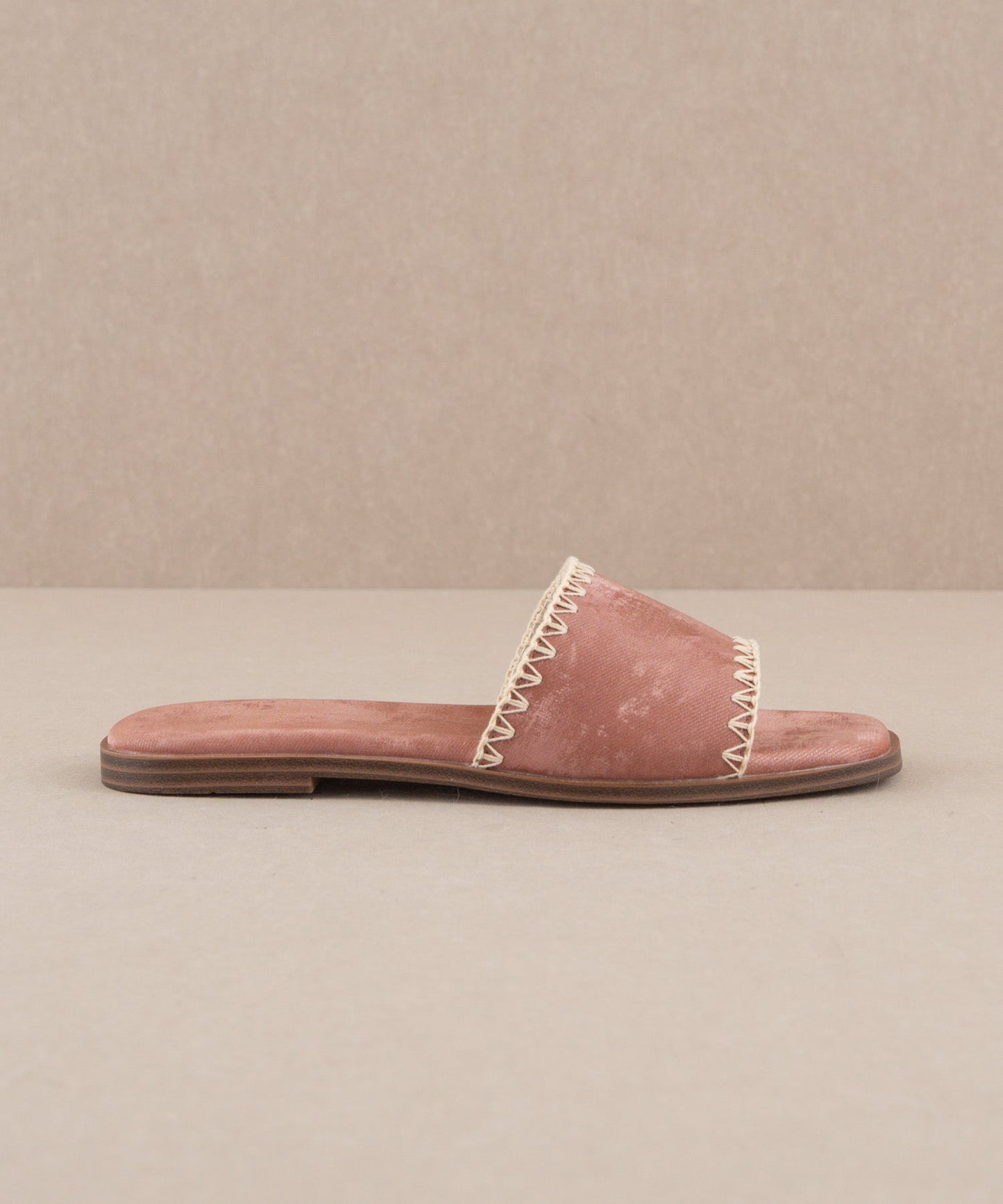 The Emmie | Rose Border Stitch Sandals